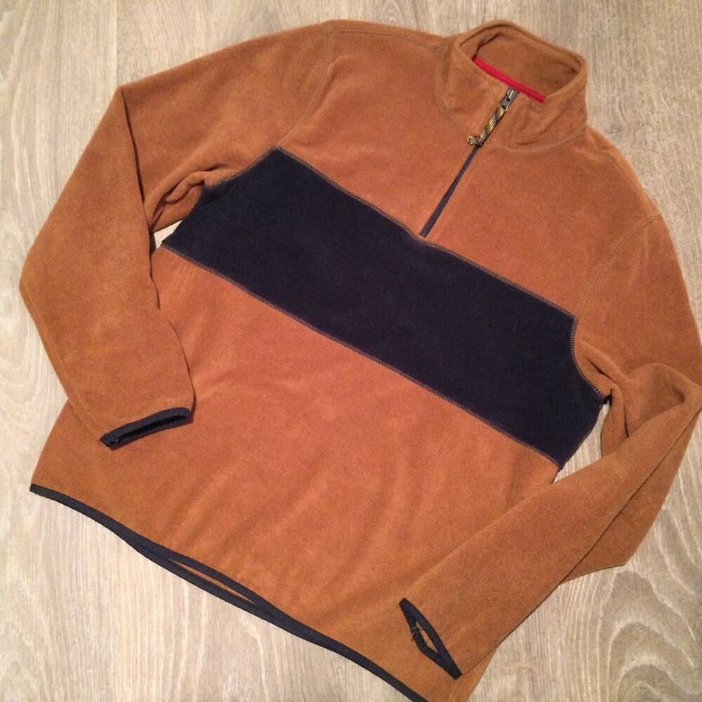 Gap quarter zip fleece pullover jacket L